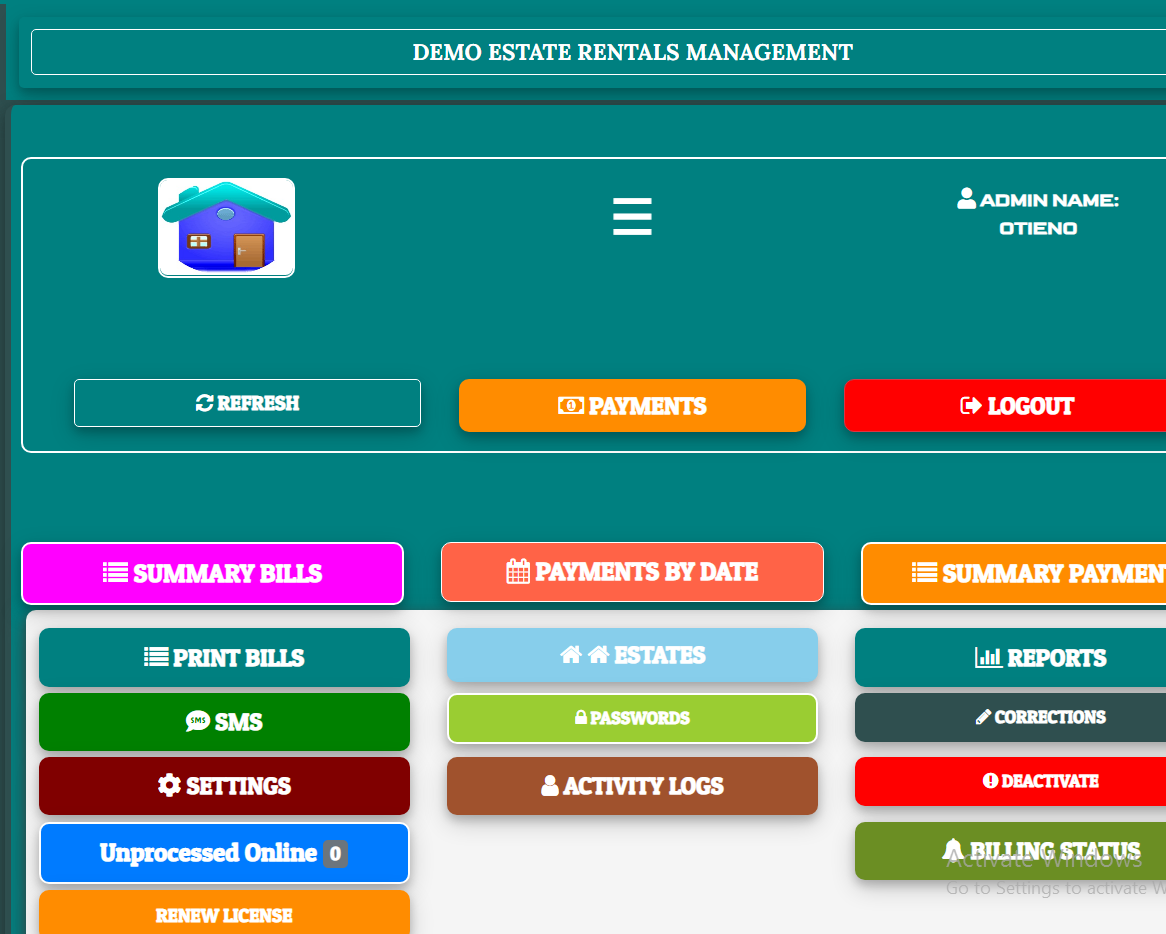 Rentals Management App